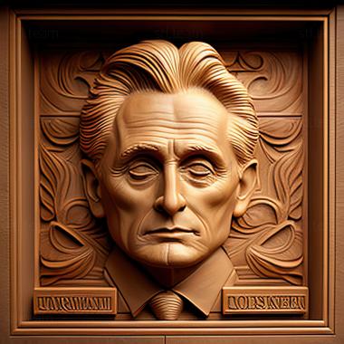 3D model Gordon Gekko Wall StreetMichael Douglas (STL)